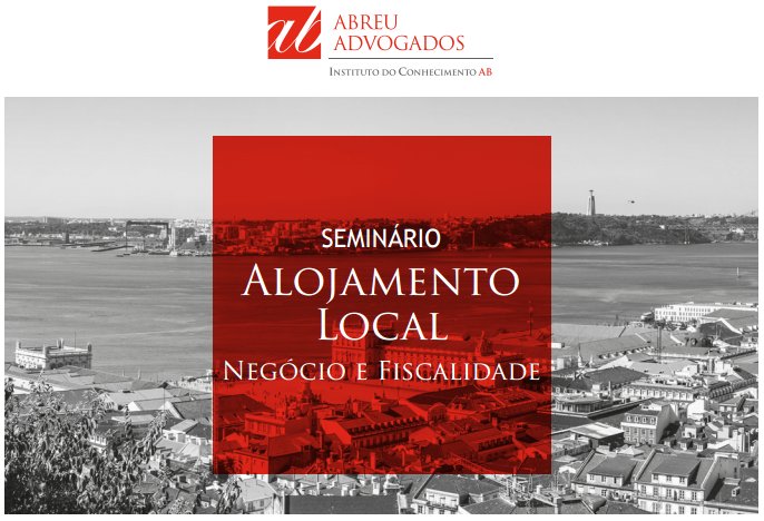 Abreu Advogados promove Seminário sobre a dinâmica do Alojamento Local