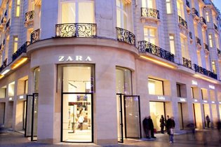 9,3% das vendas da Inditex são destinadas a arrendamentos