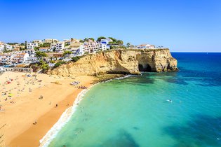 Praia do Carvoeiro é a melhor da Europa