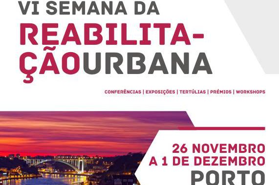 Abertas as inscrições para a VI Semana da Reabilitação Urbana do Porto