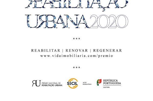 Abertas as candidaturas para o Prémio Nacional de Reabilitação Urbana 2020