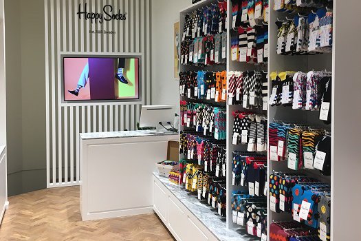 Happy Socks abre loja na rua Garrett