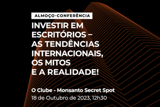 Almoço-Conferência VI realiza-se esta quarta-feira