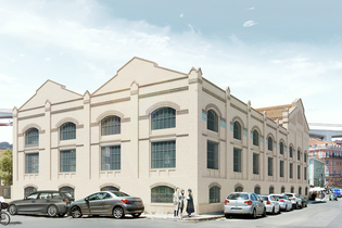 Antiga fábrica transformada num colégio internacional em Alcântara