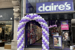 Porto recebe primeira loja de rua da Claire's em Portugal