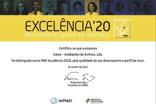 Garen é distinguida como PME Excelência