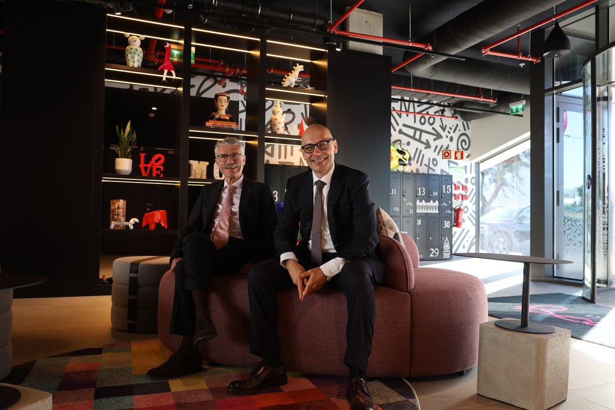 Jordi Vilanova, presidente da Mercan Properties, e Mariano Faz, CEO da AHM.