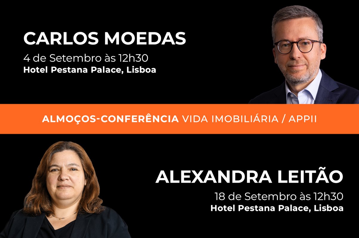 VI e APPII organizam almoços-conferência com Carlos Moedas e Alexandra Leitão