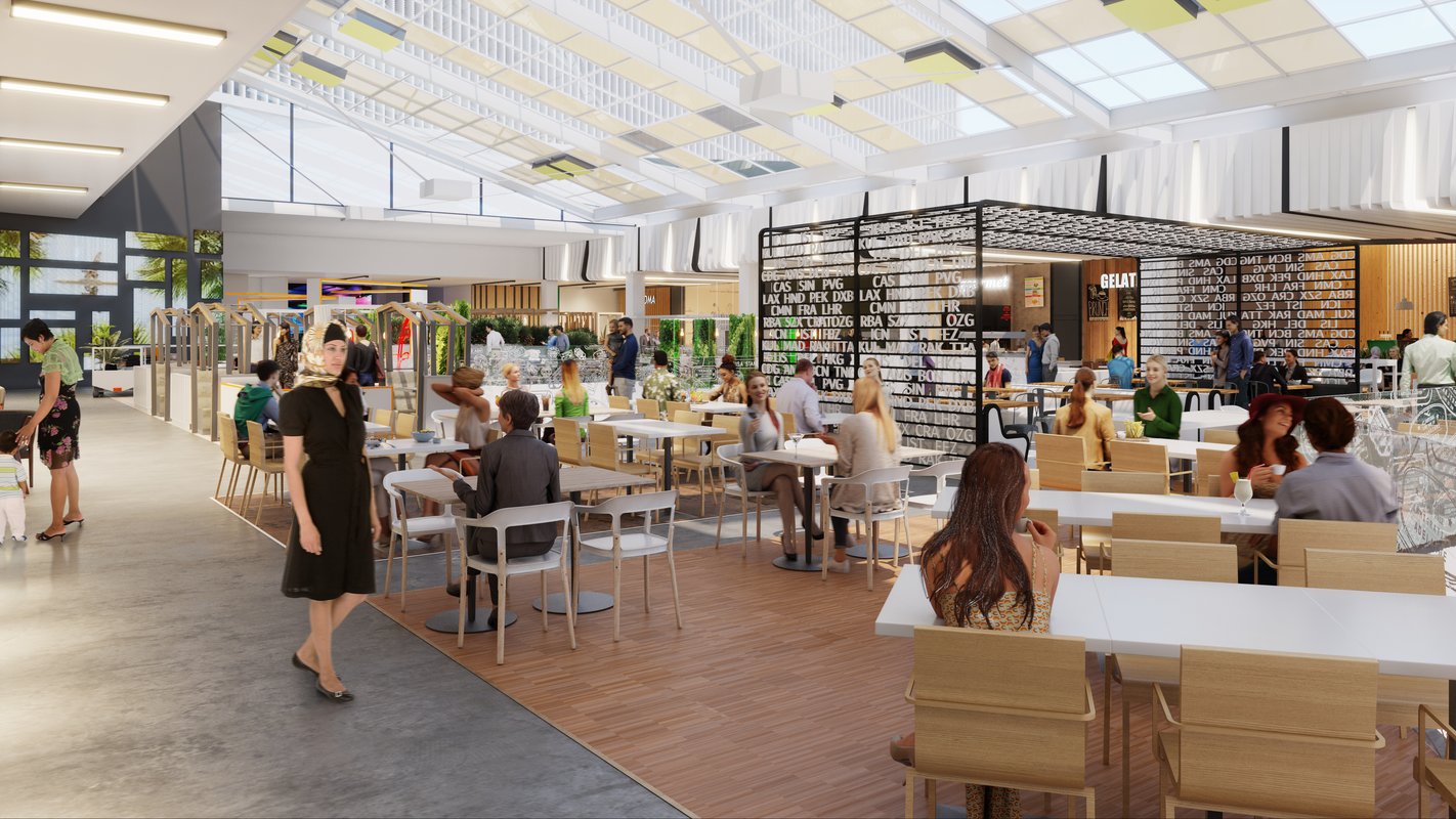 A Reify desenvolveu um conceito de Food Hall inovador.