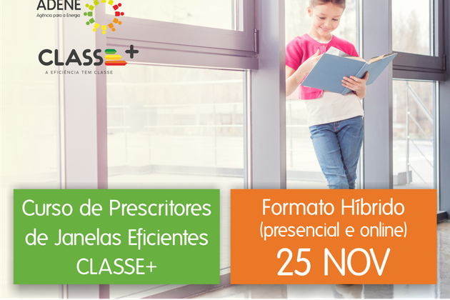 Nova edição do curso de prescritores de janelas CLASSE+ arranca na próxima semana
