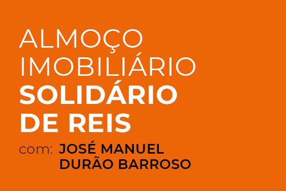Durão Barroso participa no Almoço Solidário do Imobiliário esta 5ª feira